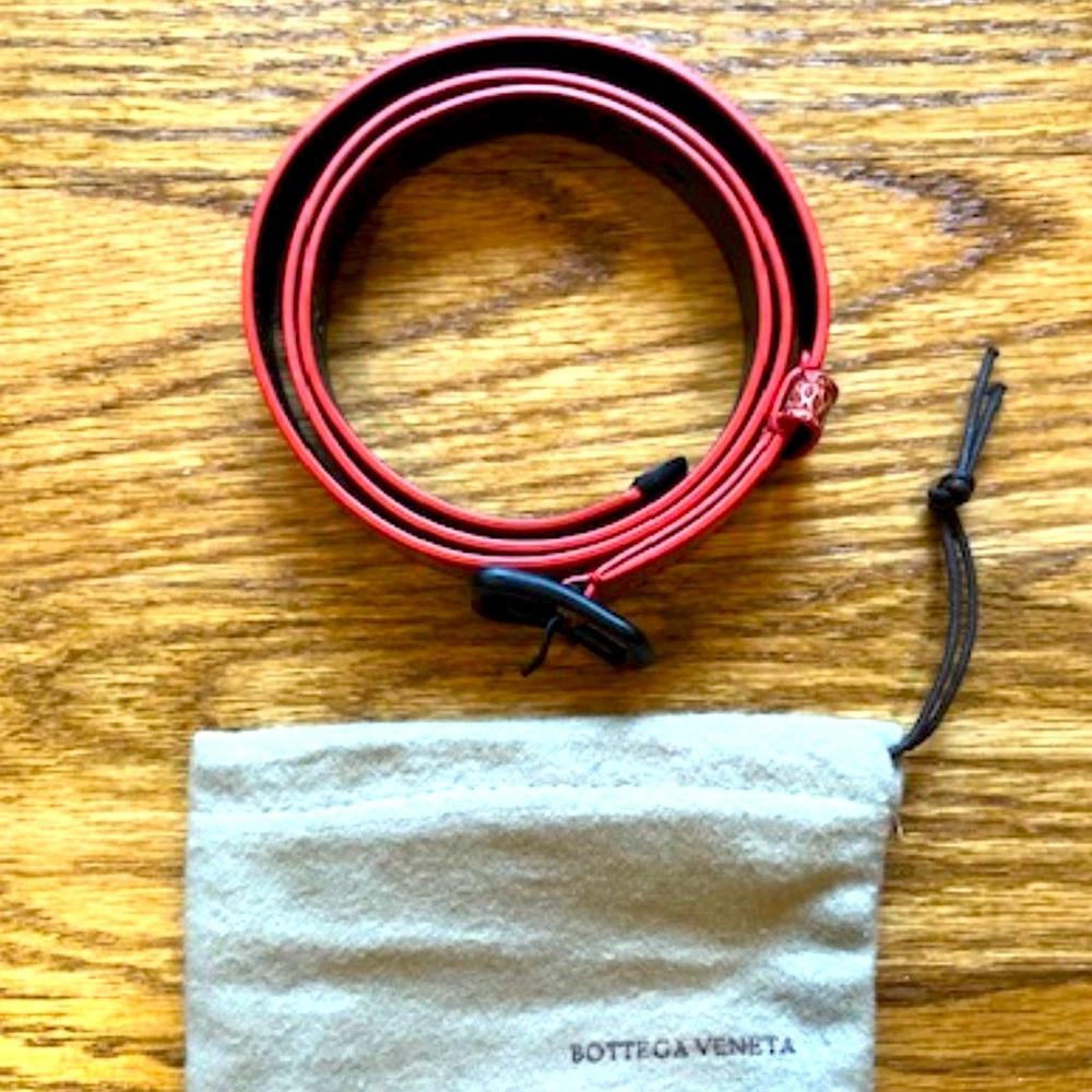 Bottega Veneta NWOT Python Skinny Belt